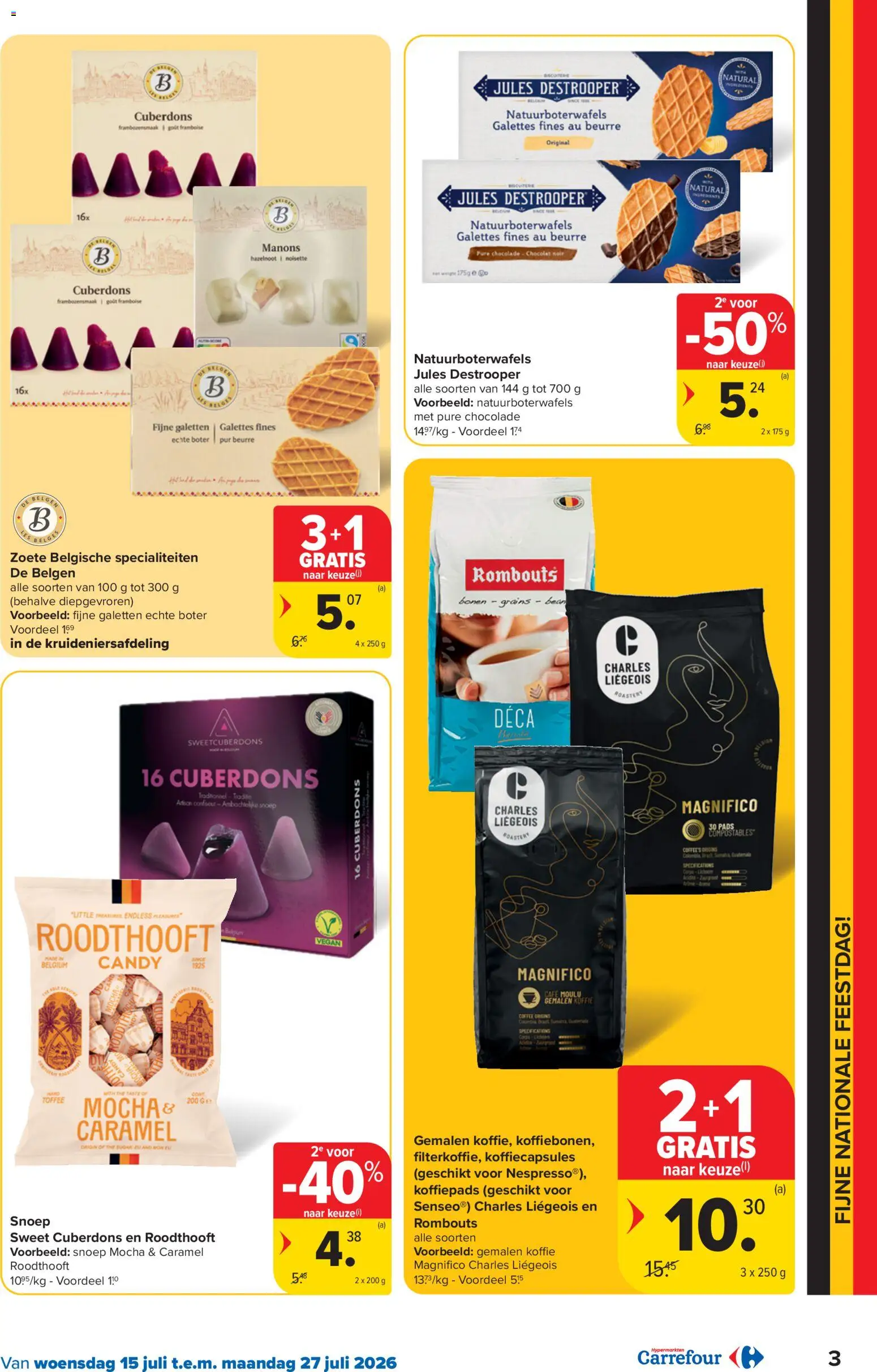 {H1} | Pagina: 3 | Producten: Snoep, Koffiepads, Boter, Chocolade