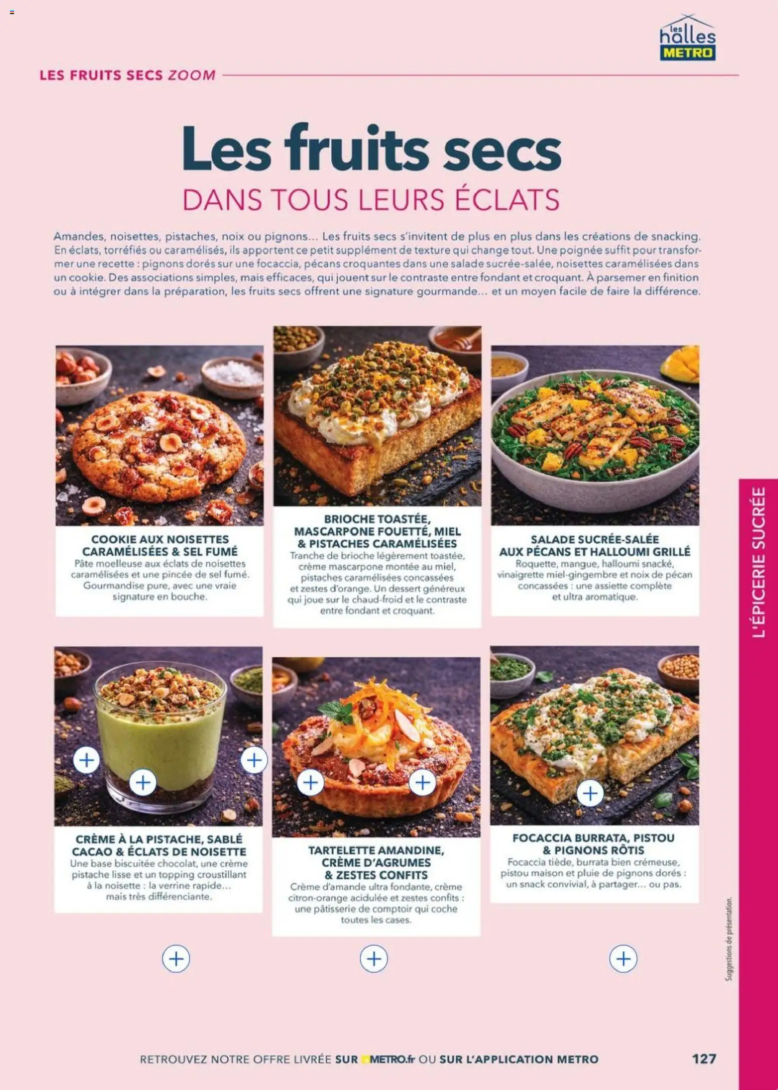 {H1} | Page: 127 | Produits: Salade, Halloumi, Noisette, Crème