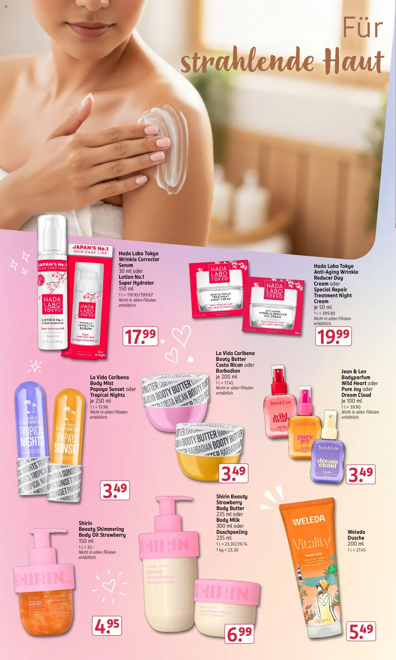 Rossmann Angebotsprospekt – gültig ab 29.06.2026 | Seite: 10 | Produkte: Butter, Dusche, Body Milk, Serum