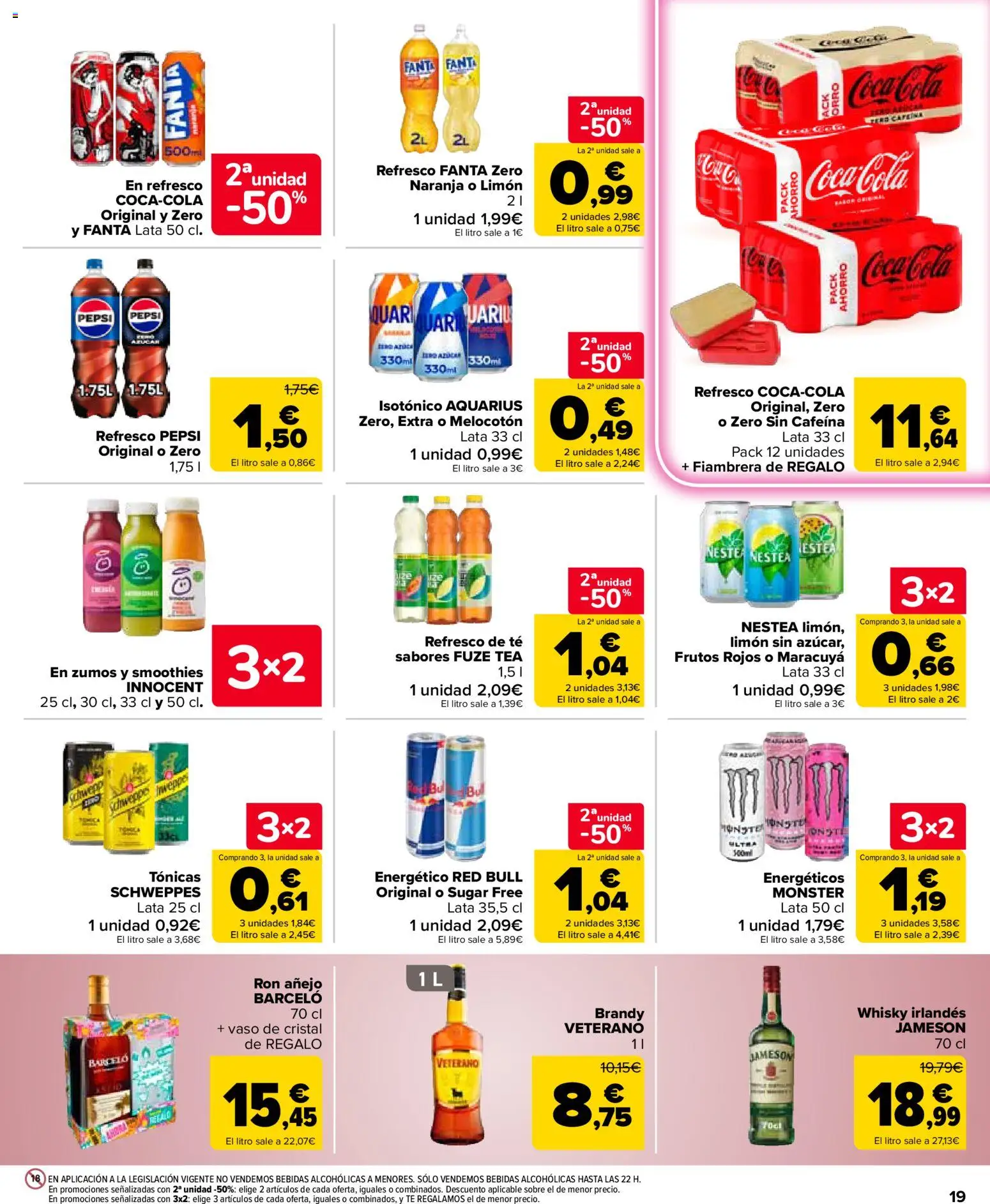 Carrefour Market folleto │ válido desde el 27/10/2026 | Página: 19 | Productos: Ron, Fiambrera, Limón, Jameson