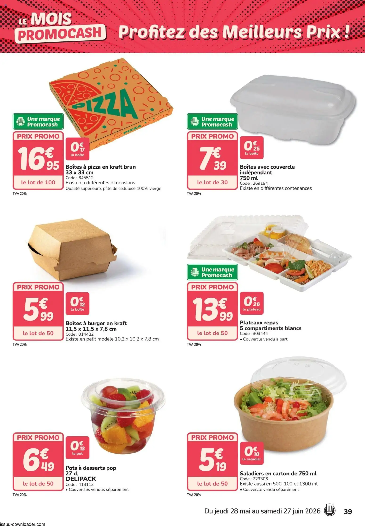 {H1} | Page: 39 | Produits: Plateau, Pizza