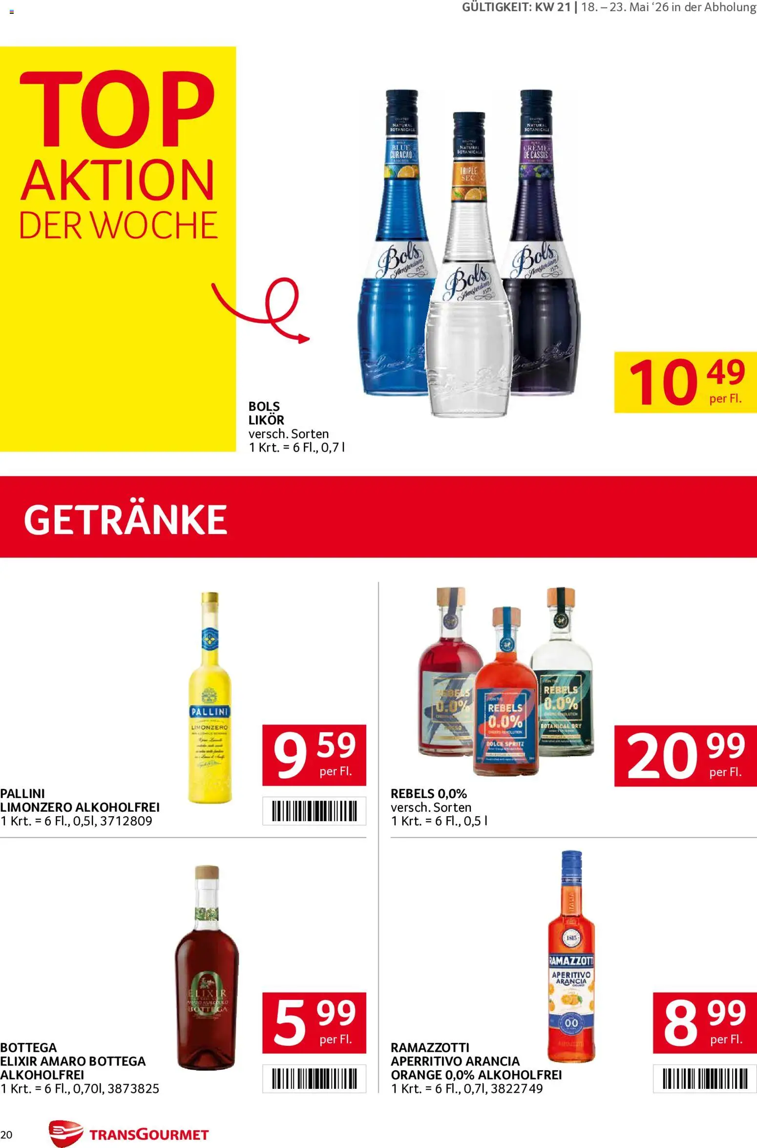 Die besten Angebote | Transgourmet Flugblatt ab 18.05.2026 | - Jetzt stöbern! | Österreich