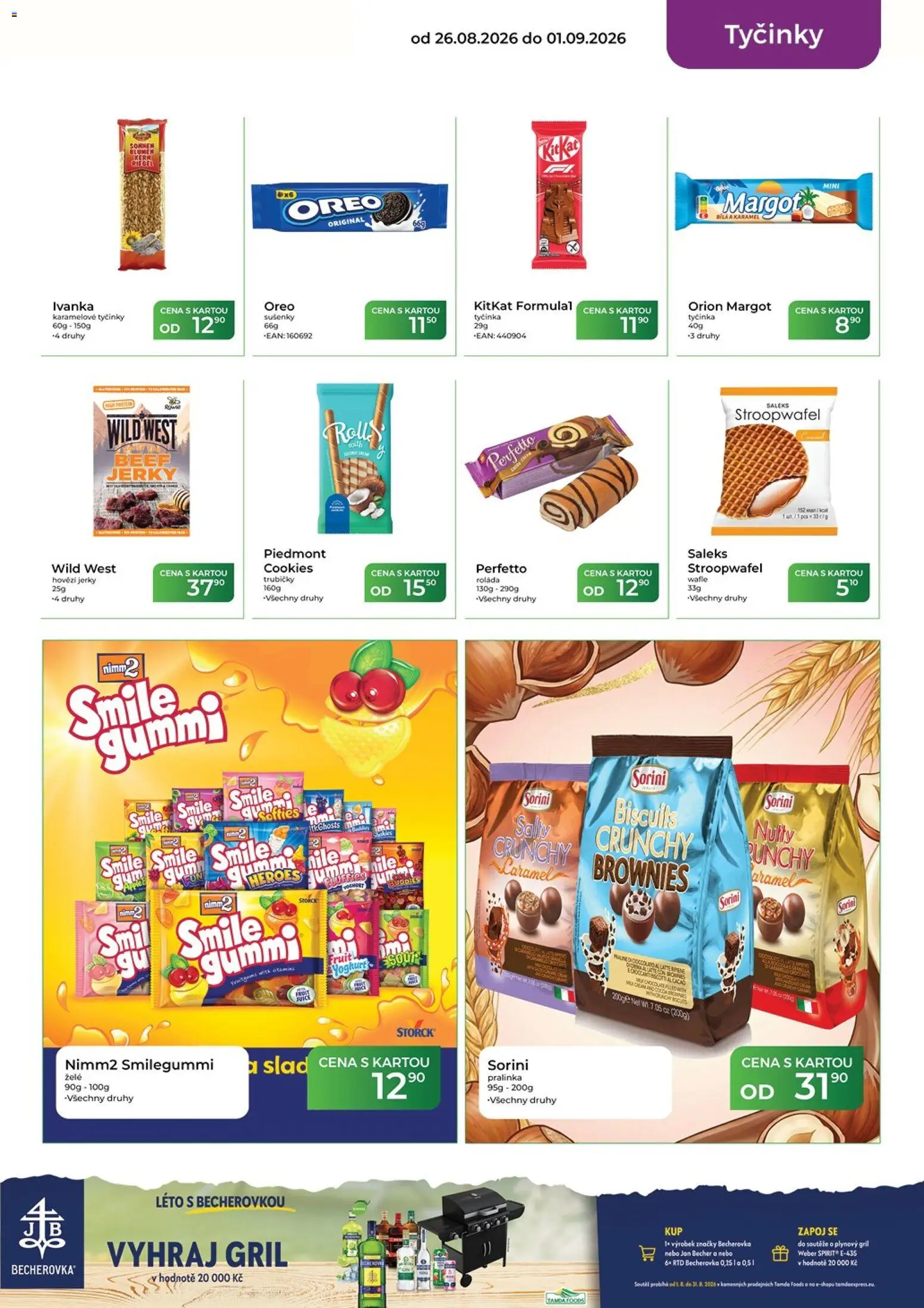 Tamda Foods leták od 26.08.2026 | Strana: 29 | Produkty: Hovězí, Tyčinky, Brownies, Sušenky