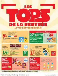 Auchan Tops rentrée supers - Voorbeeld van een folder van Auchan, geldig van 01/09/2026 | Pagina: 2 | Producten: Salade, Cheddar, La, Vitamine D