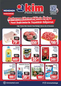 27 Temmuz 2026 tarihinden itibaren geçerli olan Kim Market kataloğu önizlemesi