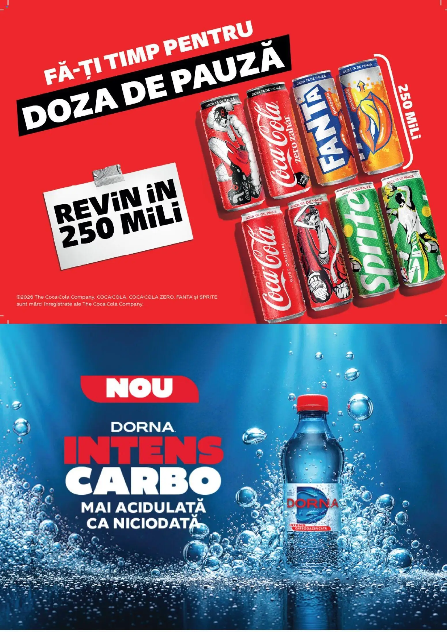 Noul catalog Diana – valabil de la 16.10.2026 | Pagină: 9 | Produse: Zero, Fanta, Cola, Coca cola