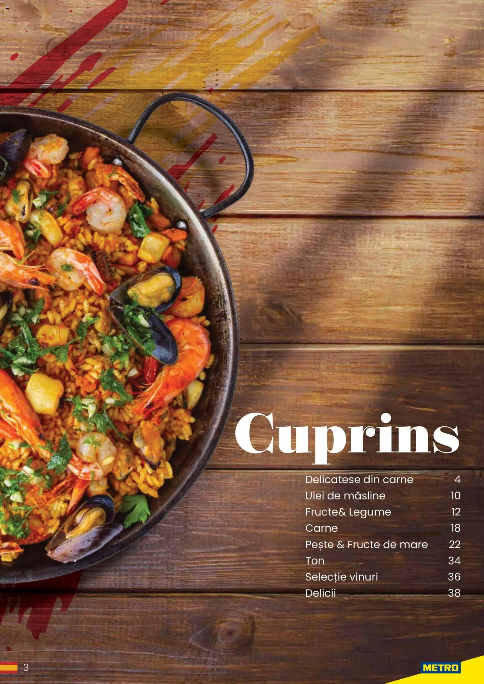 Noul catalog Metro – valabil de la 30.03.2026 | Pagină: 3 | Produse: Ulei, Pește, Legume, Fructe De Mare
