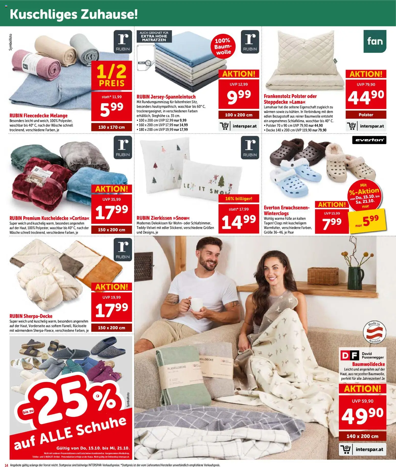 Interspar Flugblatt - Salzburg gültig ab 13.10.2026 | Seite: 14 | Produkte: Decke
