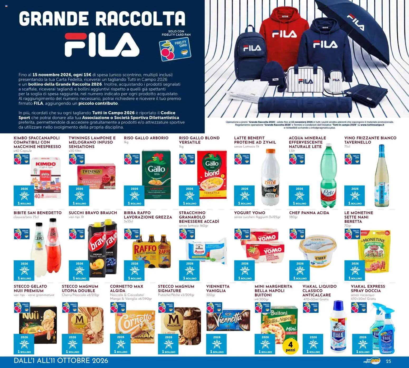 Volantino Pan del 01/10/2026 | Pagina: 25 | Prodotti: Yogurt, Limone, Stracchino, Melograno