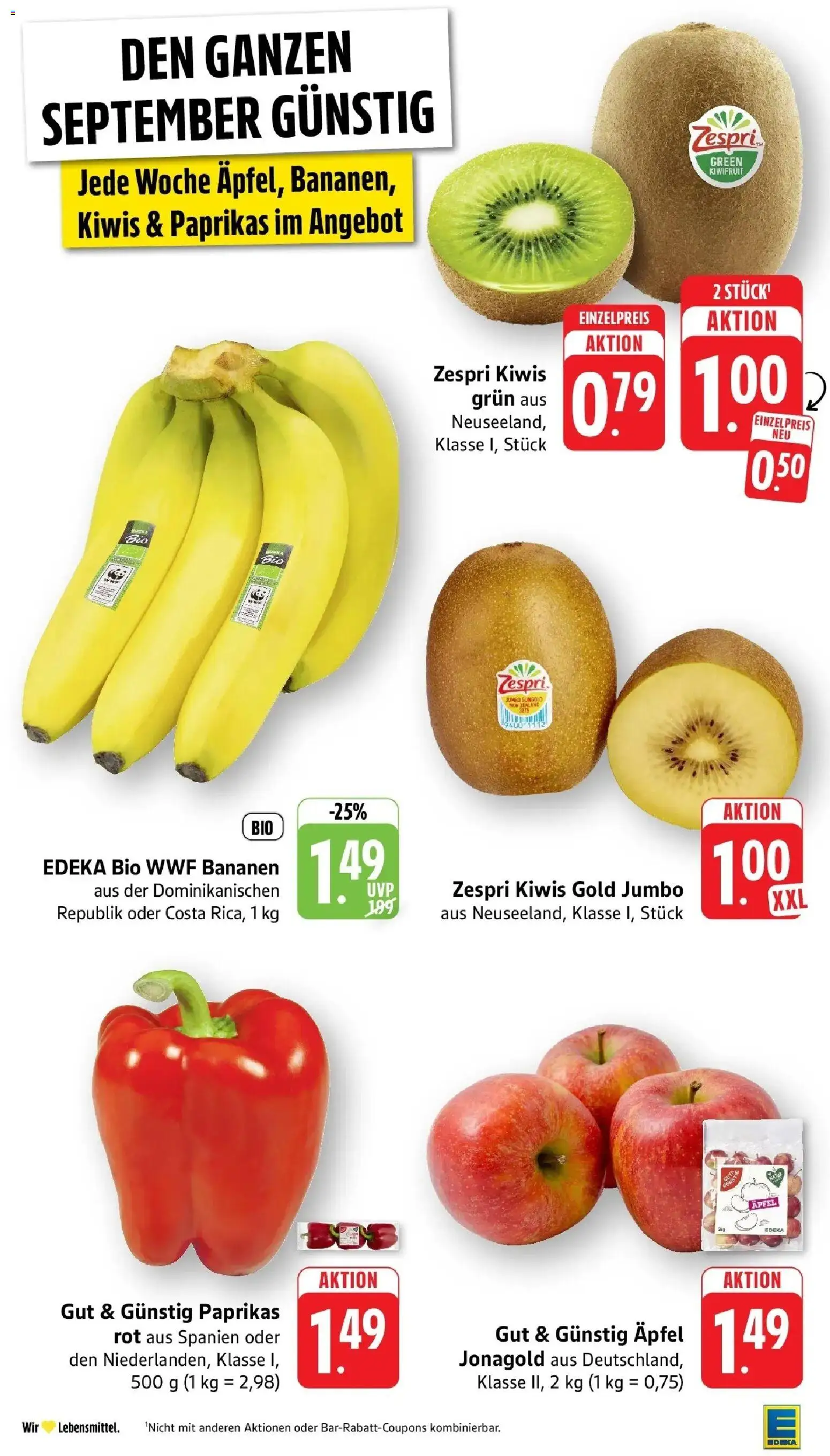 Edeka Prospekt Vaihingen-Kleinglattbach (ab 31.08.2026) » Angebote Online | Seite: 14 | Produkte: Äpfel, Bananen