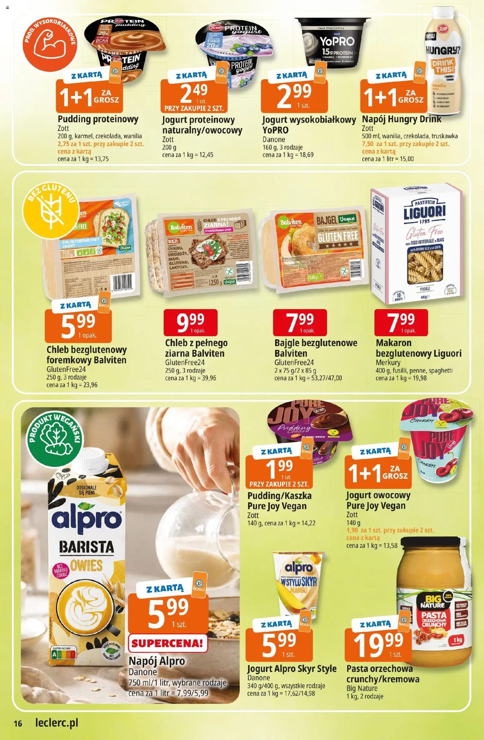 E.Leclerc gazetka - Tychy od 05.05.2026 | Strona: 28 | Produkty: Mango, Alpro, Chleb bezglutenowy, Makaron