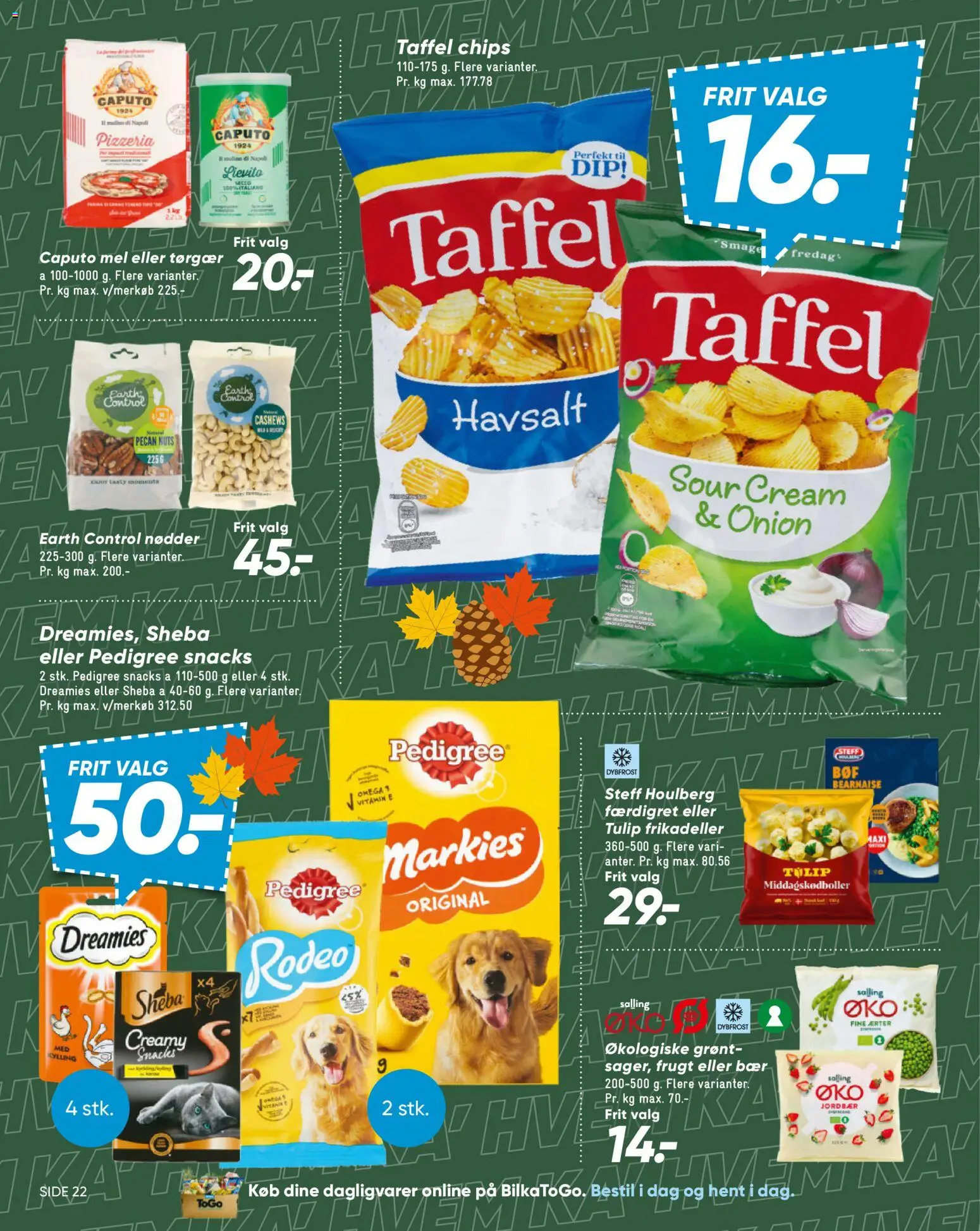Bilka tilbudsavis – gyldig fra 09/10/2026 | Side: 36 | Produkter: Jordbær, Snacks, Frikadeller, Ærter