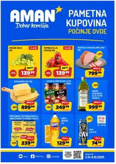 Aman katalog Pametna kupovina - pregled Aman kataloga - važi od 02.10.2026