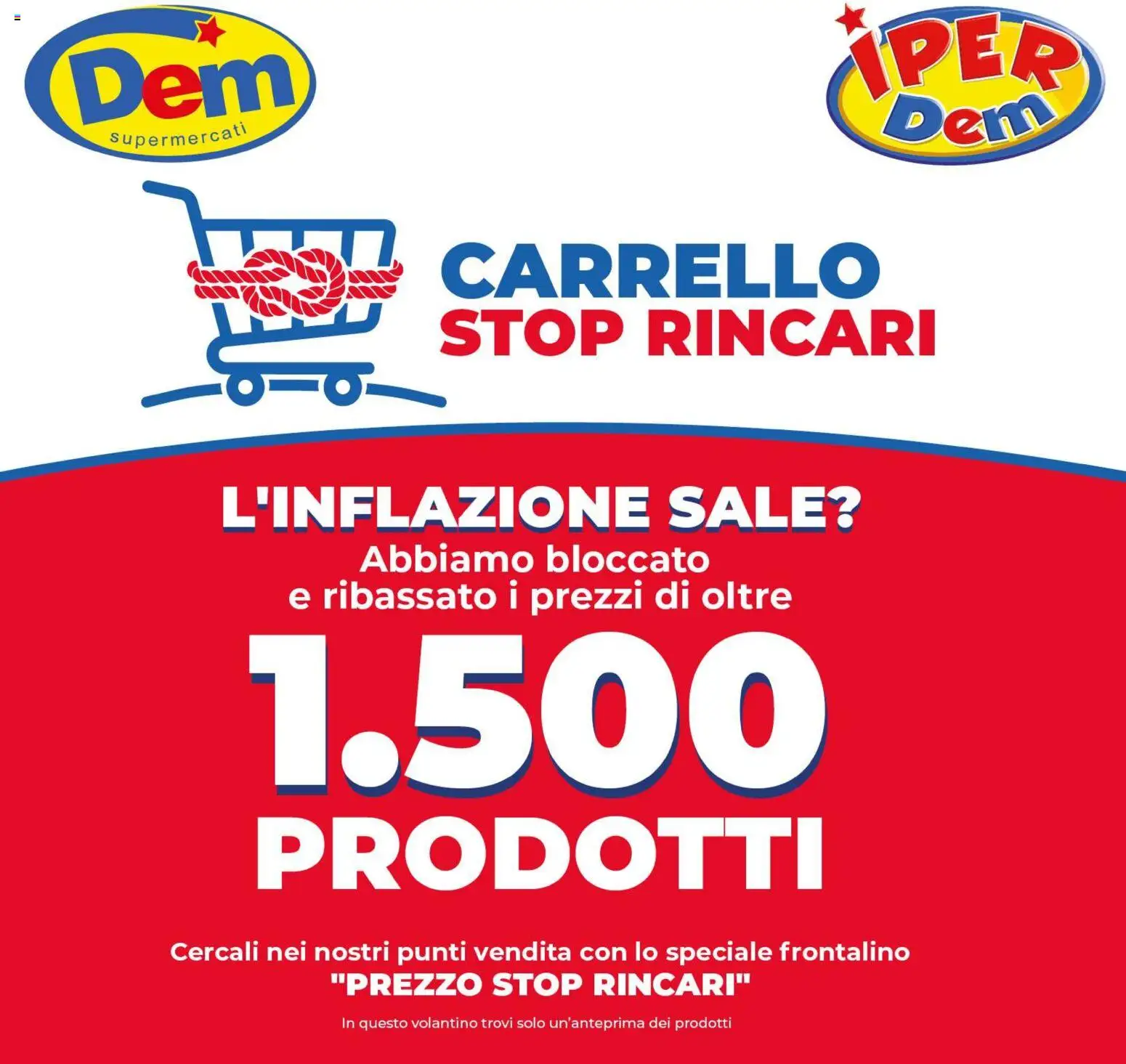 Volantino DEM del 19/10/2026 | Pagina: 1 | Prodotti: Sale, Carrello