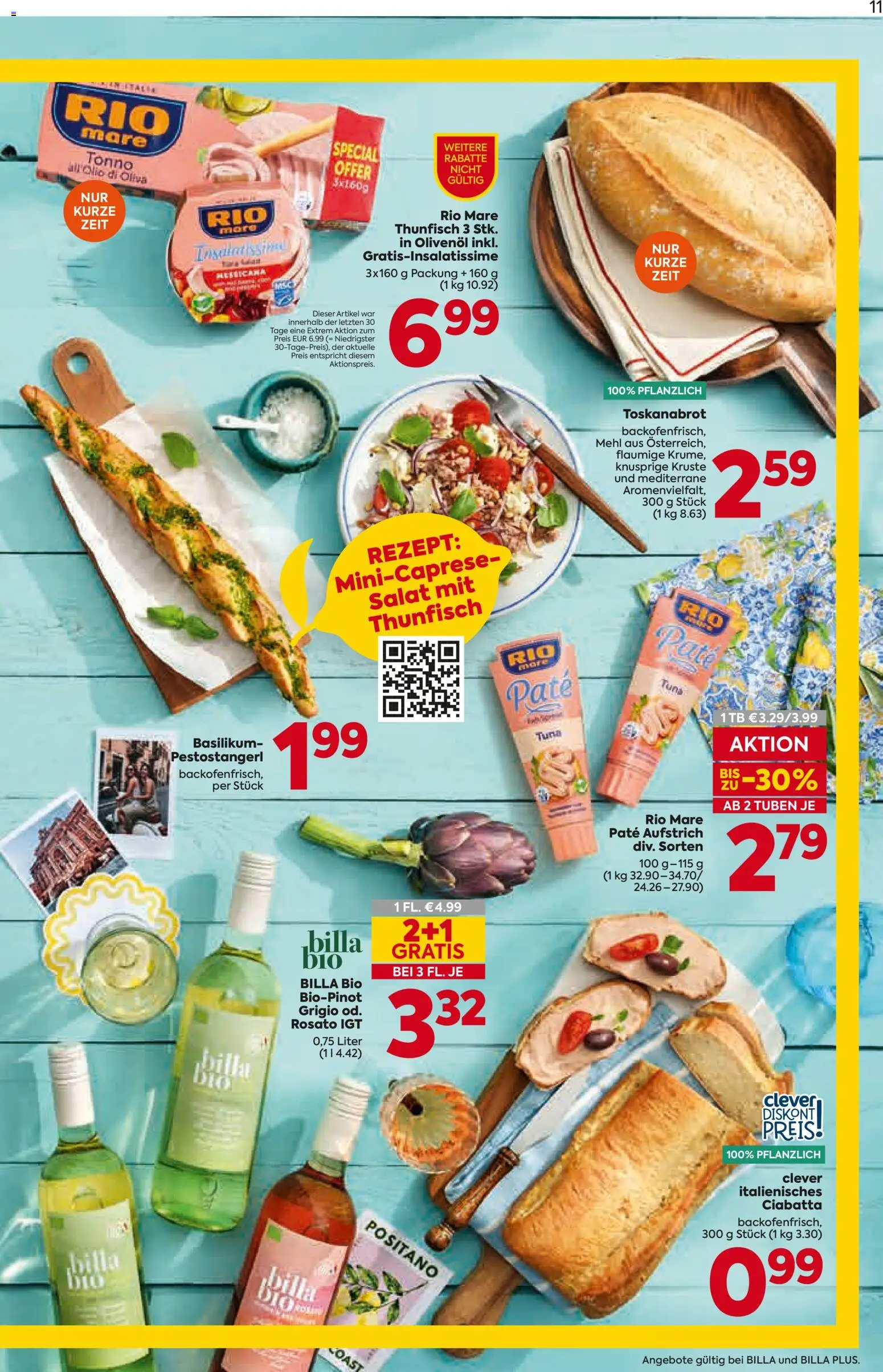 Billa AT akciós ujság - amely érvényes a következő dátumtól: 07.05.2026 | Oldal: 12 | Termékek: Ciabatta