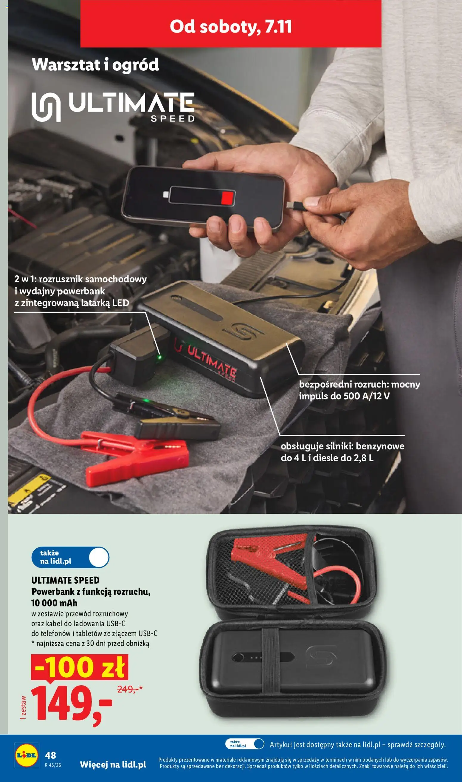 Lidl Polsko katalog od 02.11.2026 | Strana: 58 | Produkty: Kabel, Ultimate Speed, LED