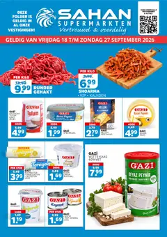 Sahan folder - Voorbeeld van een folder van Sahan, geldig van 18-09-2026