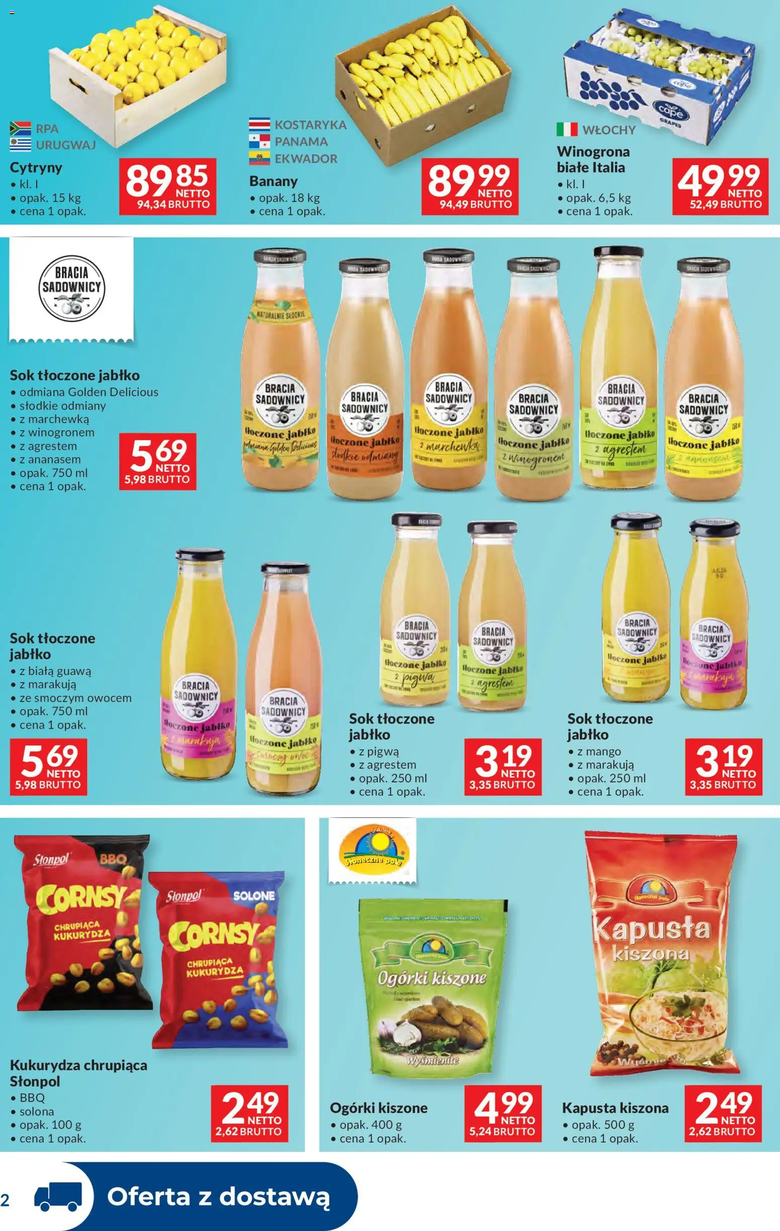 Makro gazetka - Dystrybucja do sklepów od 29.09.2026 | Strona: 2 | Produkty: Pigwa, Marakuja, Ogórki kiszone, Ogórki