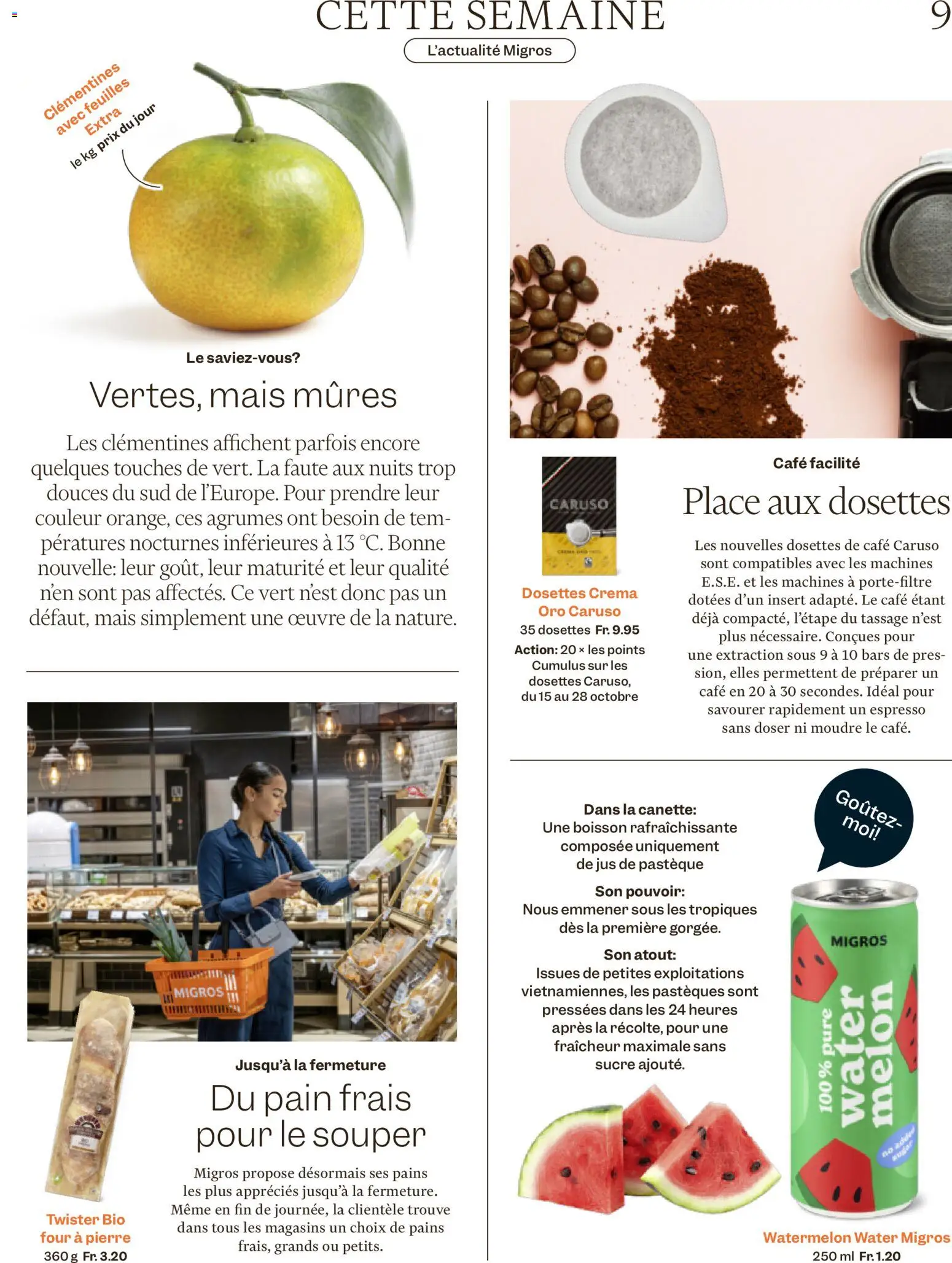 Migros aktionen Magazine FR – gültig ab 14.10.2026 | Seite: 9