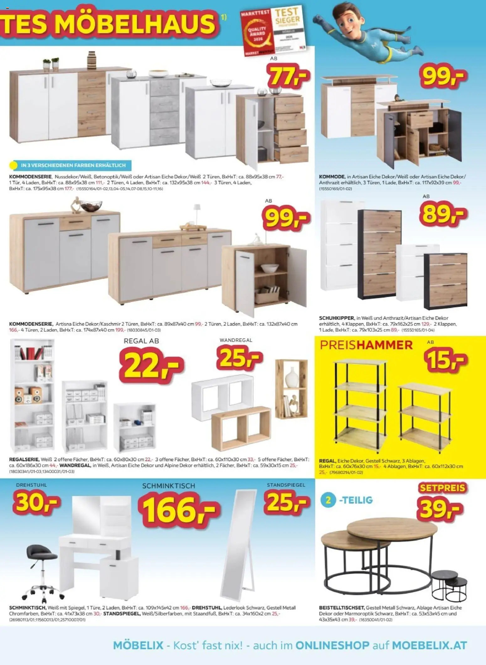Möbelix Angebote gültig ab 04.08.2026 | Seite: 9 | Produkte: Regal