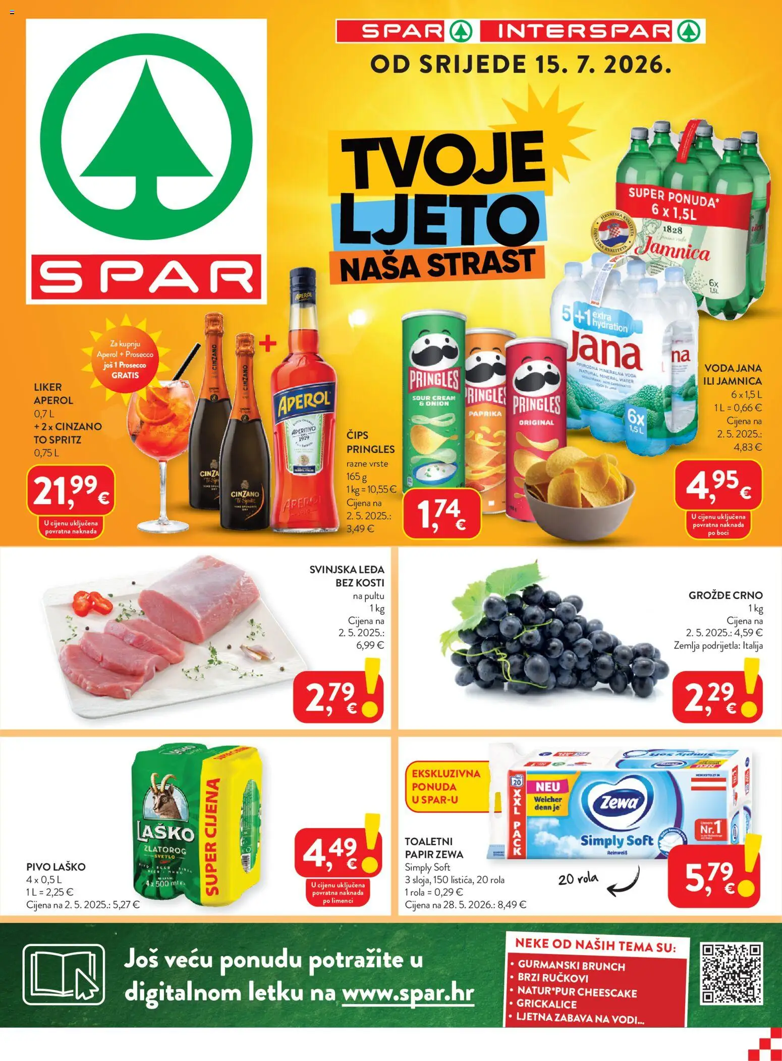 Spar katalog | vrijedi od 15.07.2026 | Stranica: 1