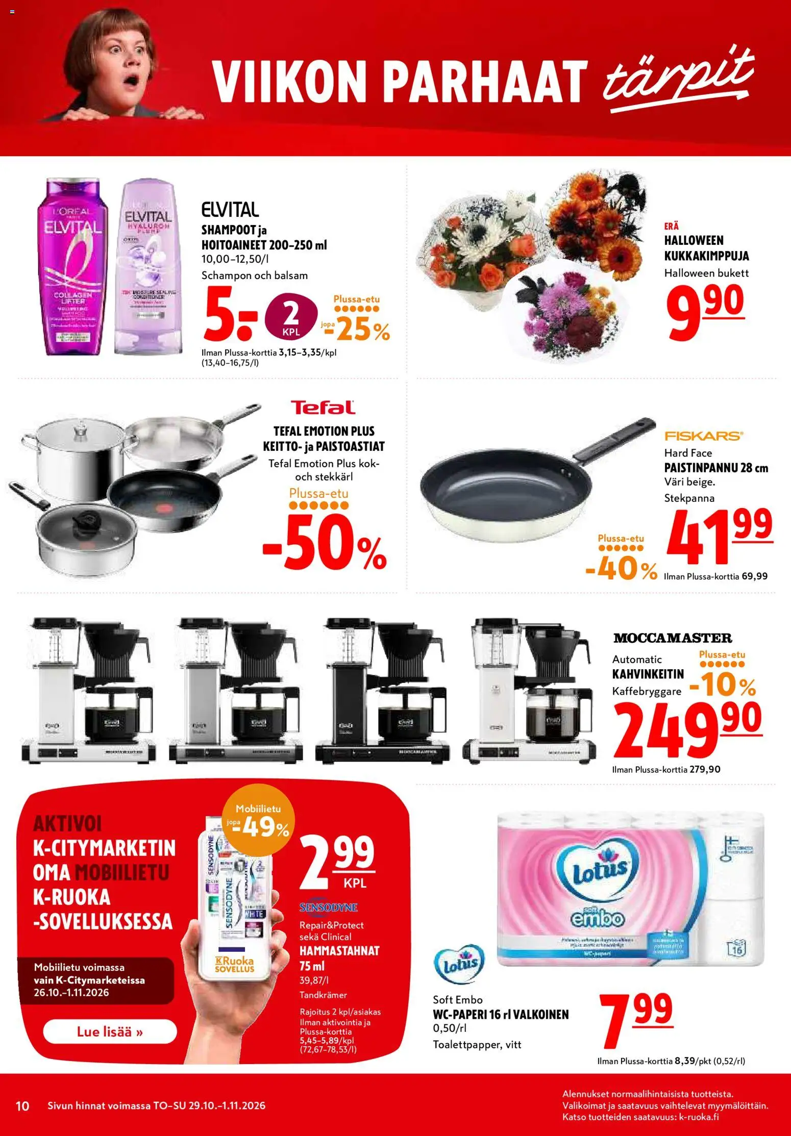 K-Citymarket tarjoukset – voimassa 29/10/2026 alkaen | Sivu: 10