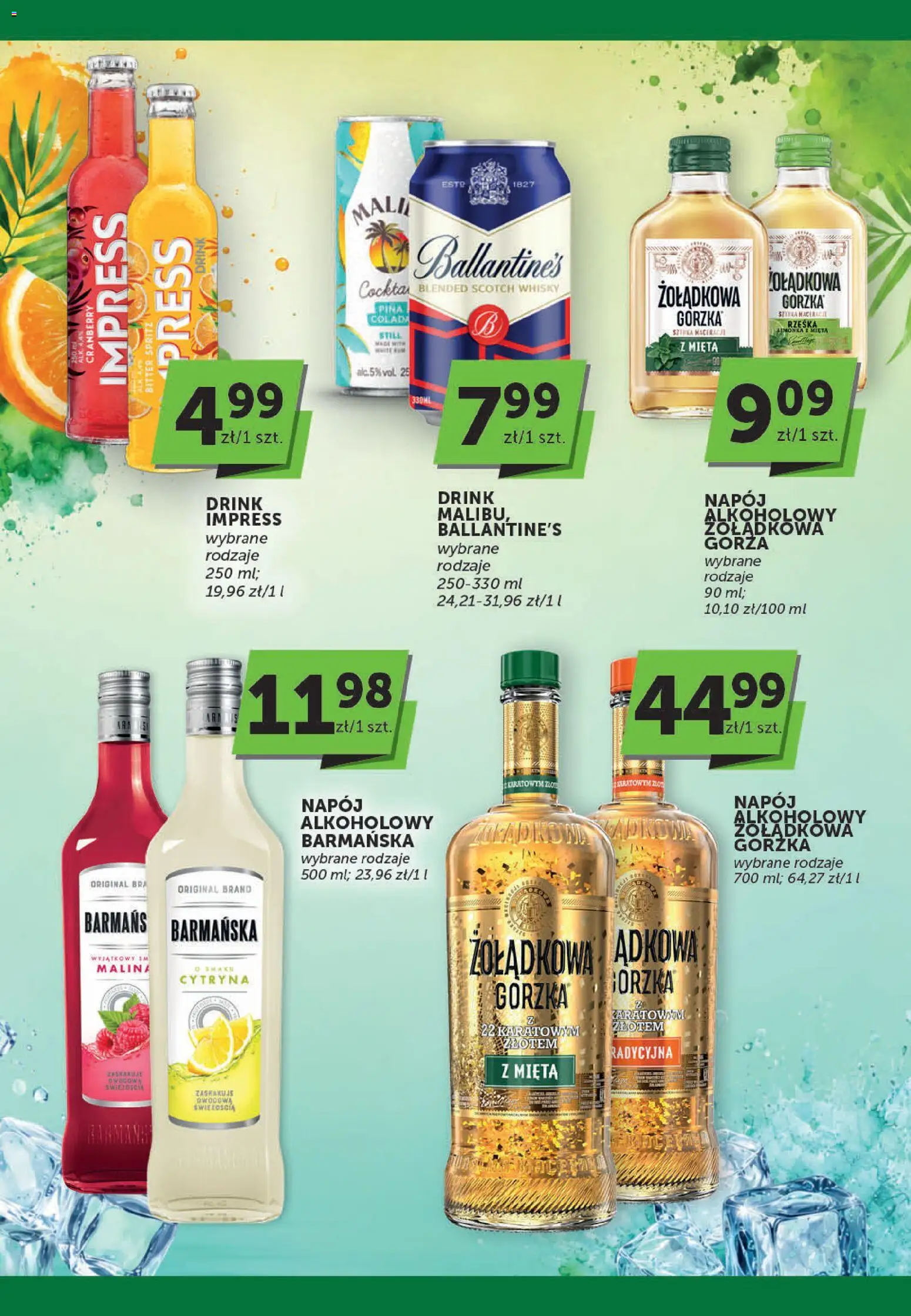 Groszek gazetka alkoholowa od 03.09.2026 | Strona: 4 | Produkty: Cytryna, Limonka, Scotch whisky, Mięta