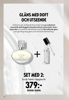 Oriflame erbjudanden 08/26 - Förhandsvisning av reklamblad från butik Oriflame aktuell från 03.06.2026 | Sida: 30 | Produkter: Doft, Eau de toilette, Läppglans, Set