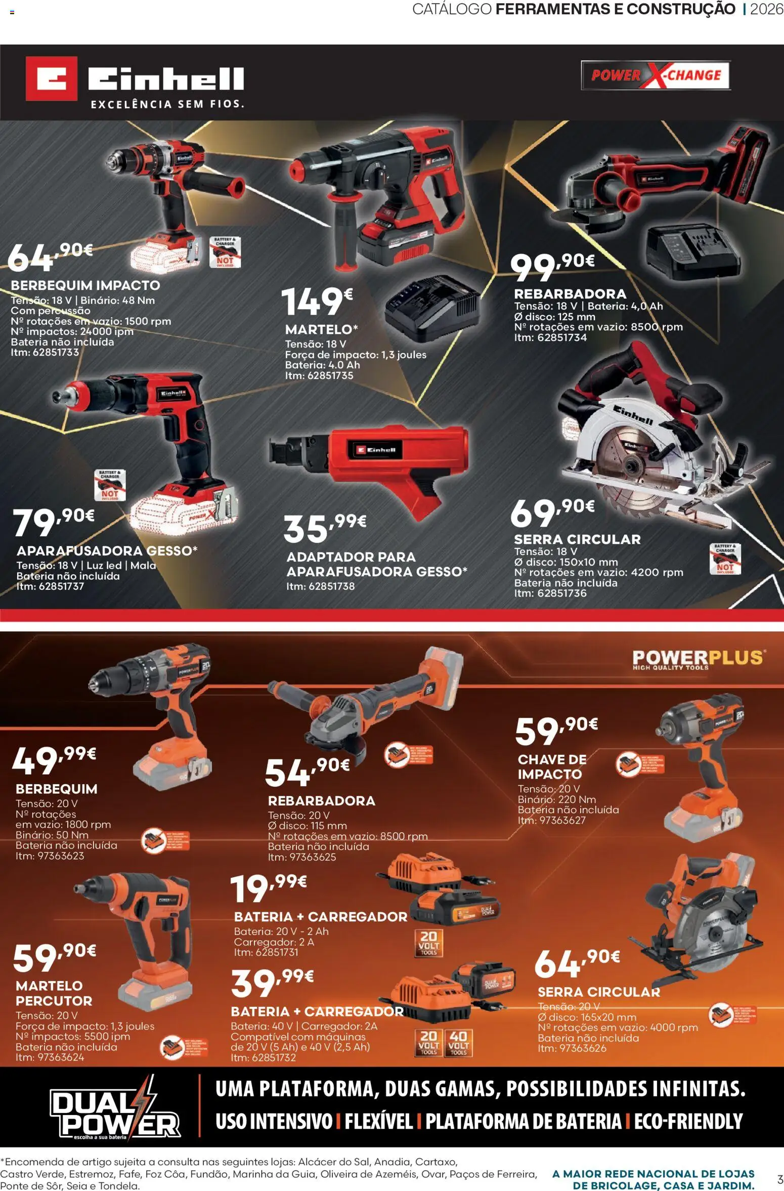 BricoMarché Folheto 10 - Catálogo Ferramentas e Construção │ válido de 16/07/2026 | Página: 3 | Produtos: Adaptador, Ferramentas, Bateria, Martelo