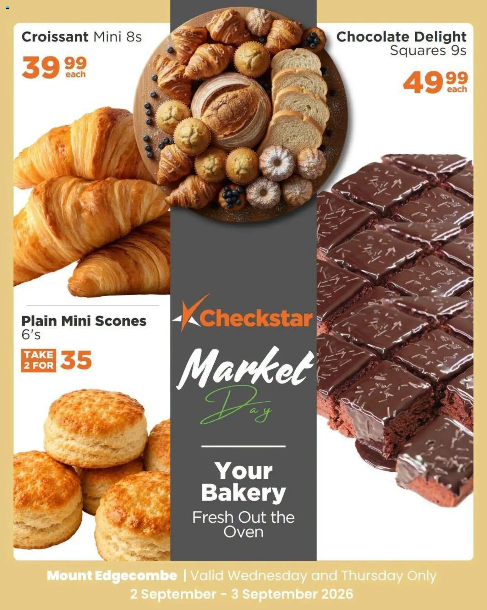 New Check Star catalogue – valid from 02/09/2026 | Page: 3 | Products: Oven, Bakery, Chocolate