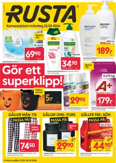 Rusta erbjudanden - Förhandsvisning av reklamblad från butik Rusta aktuell från 12/10/2026