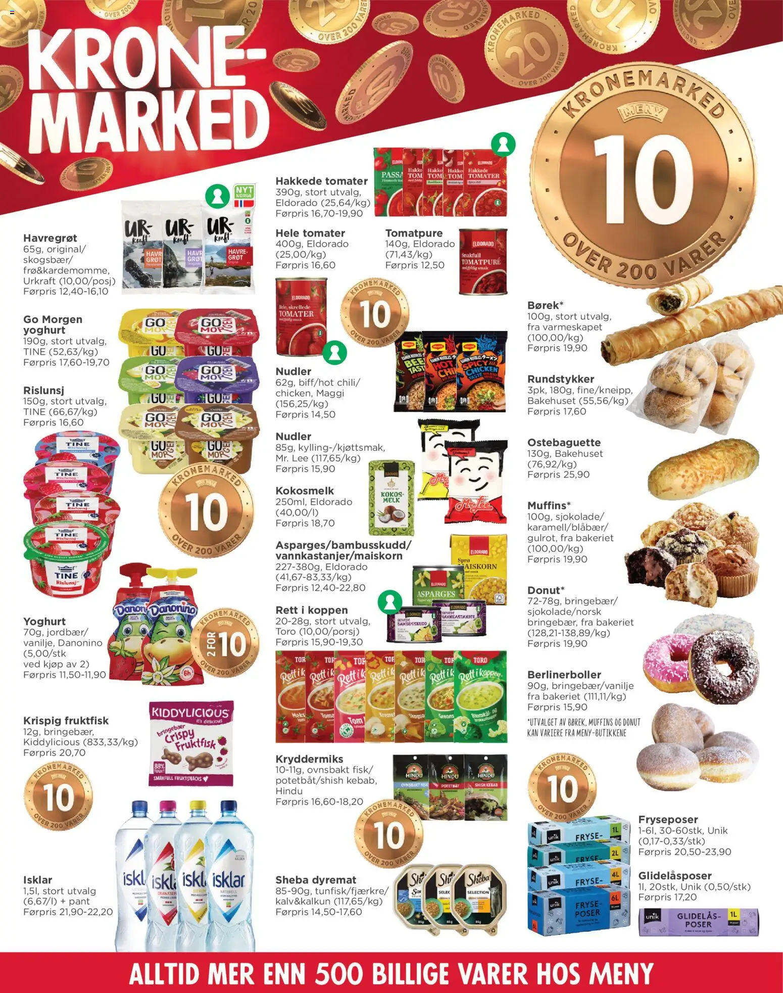 {H1} | Side: 2 | Produkter: Yoghurt, Fryseposer, Asparges, Tomatpuré