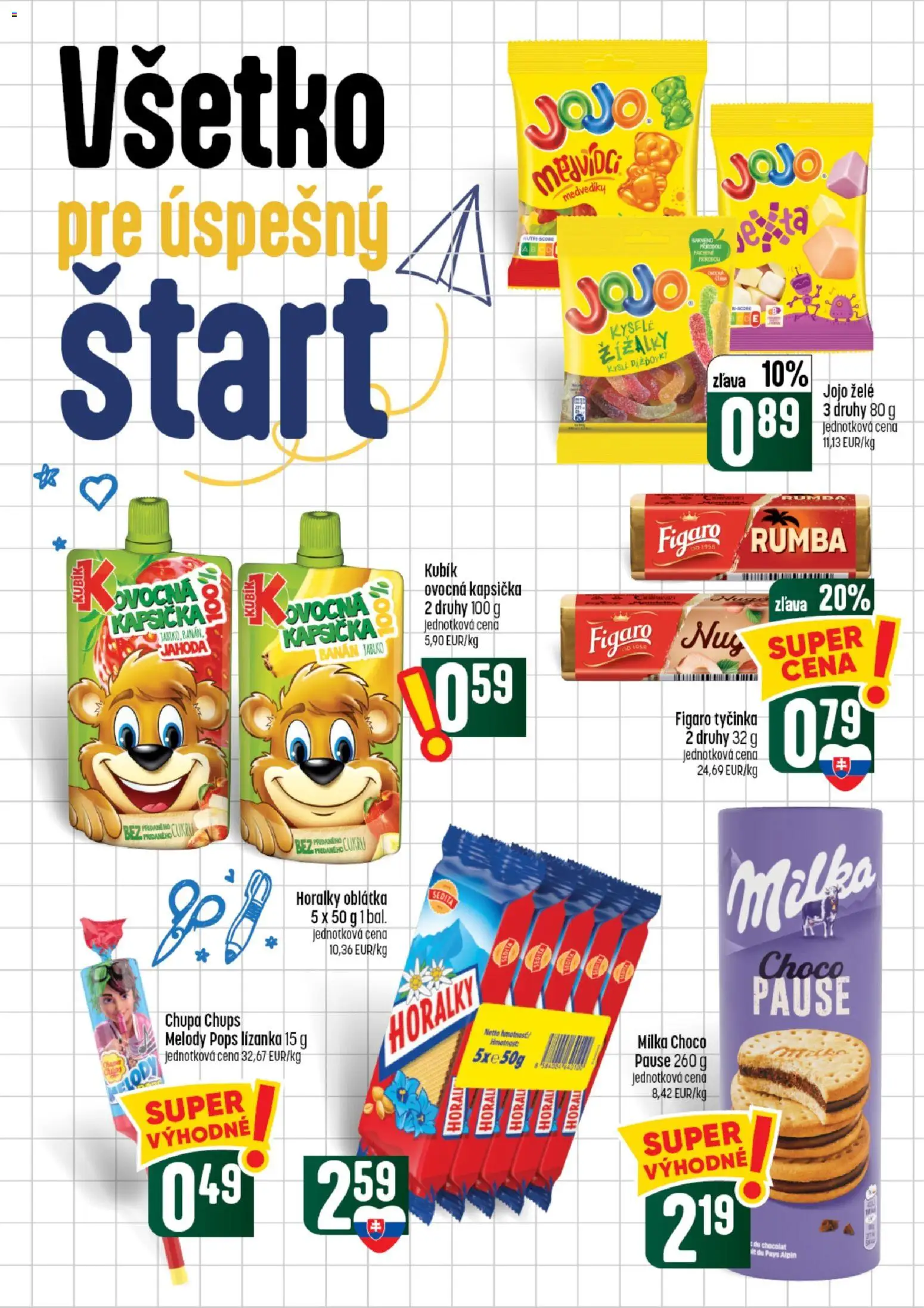 Nové COOP Jednota akcie – leták je platný od 13.08.2026 | Strana: 38 | Produkty: Milka, Horálky