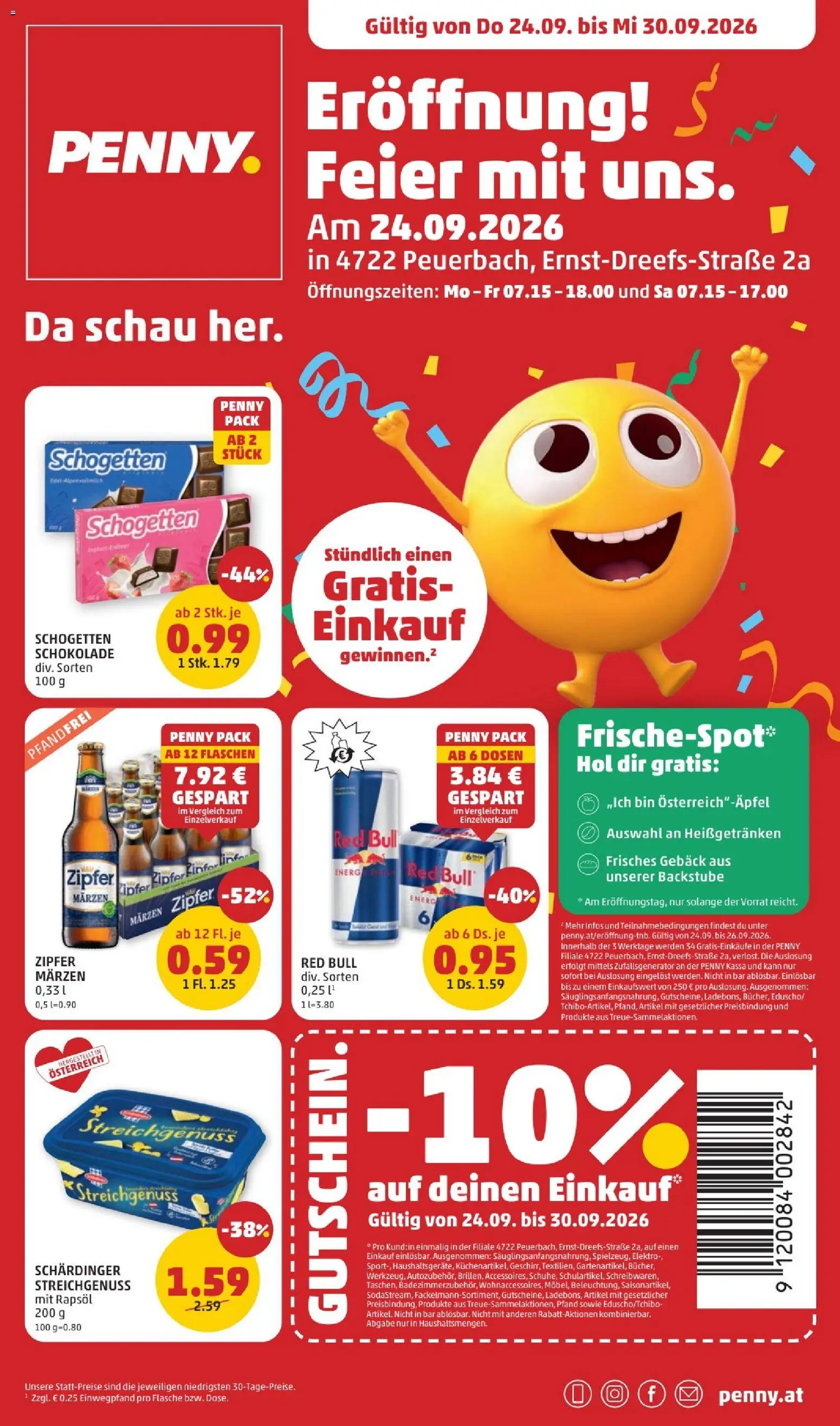 Penny Markt - Flugblatt gültig ab 24.09.2026 | Seite: 1