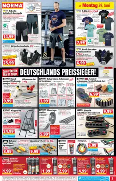 Norma Prospekt ab 29.06.2026 gültig | Seite: 3 | Produkte: Verbinder, Tasche, Steckdose, Wasser