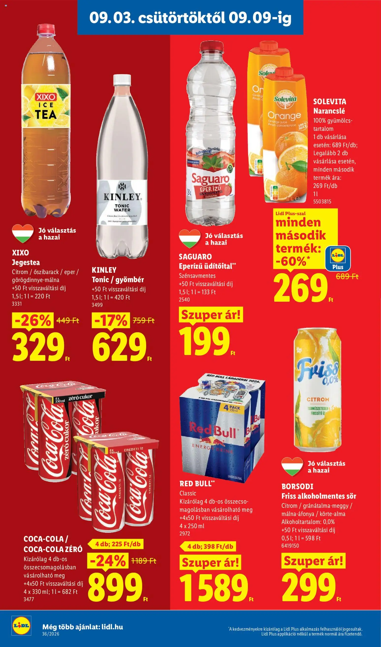 Lidl akciós ujság - amely érvényes a következő dátumtól: 2026.09.03. | Oldal: 14