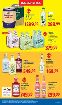 PERLENBACHER Pils ili pšenično pivo, Pils or wheat beer, 5 l - pregled Lidl kataloga - važi od 21.05.2026 | Strana: 55