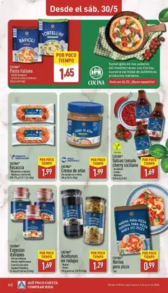 Vista previa Salsas tomate cherry siciliano, Arrabbiata, Clásica, Albahaca, 320 ml válido desde el 25.05.2026 | Página: 26