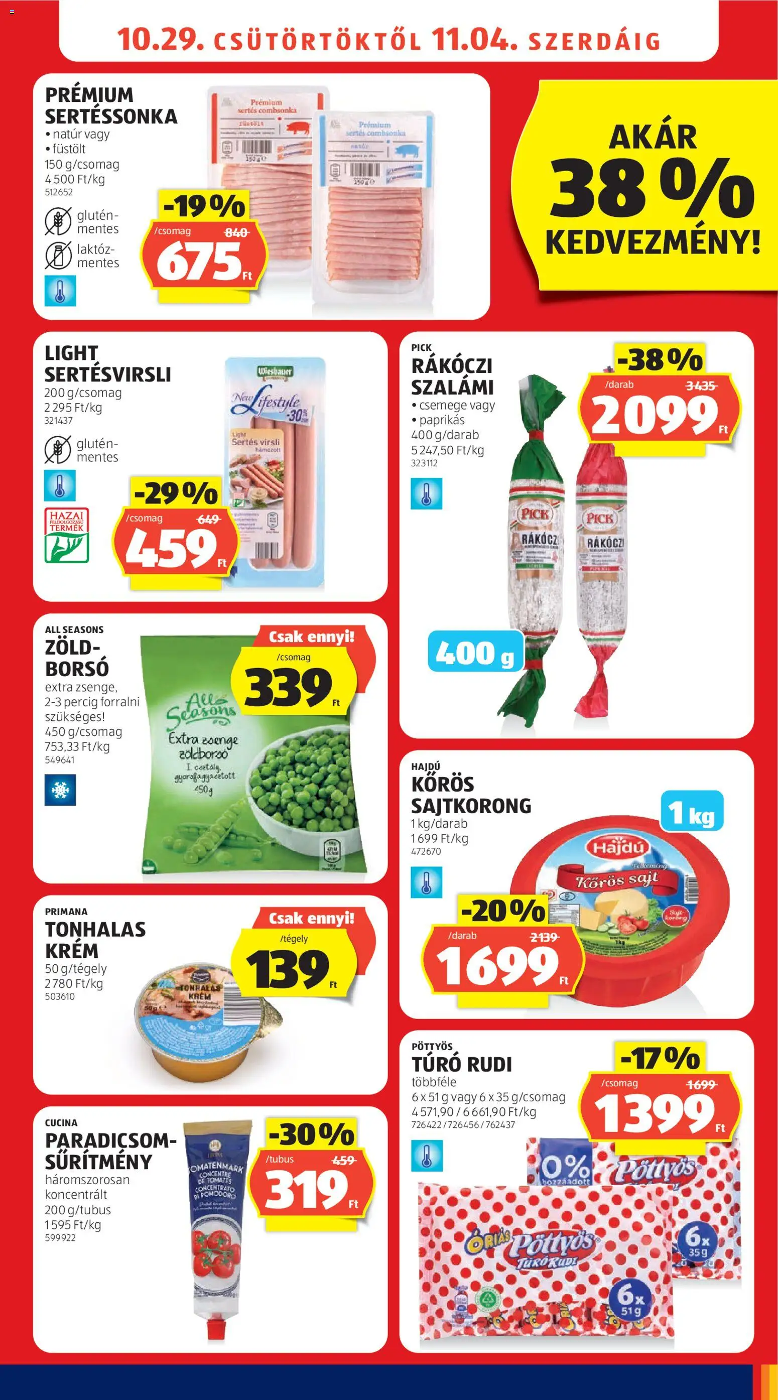 Aldi akciós ujság - amely érvényes a következő dátumtól: 2026.10.29. | Oldal: 11