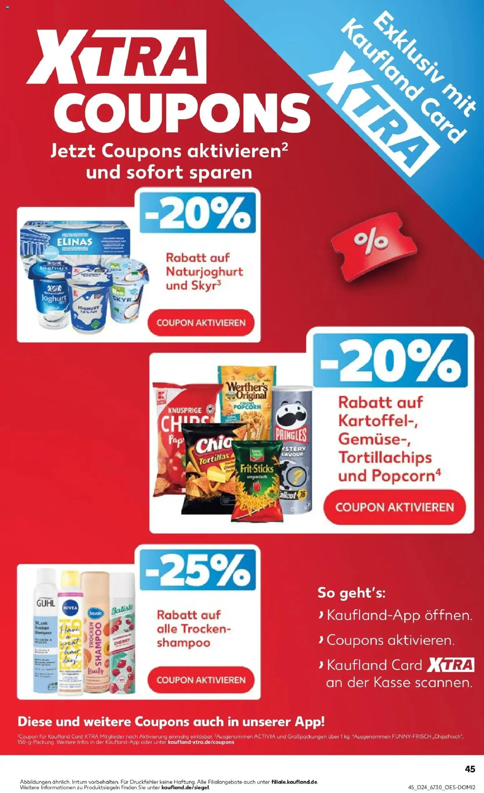 Kaufland Prospekt Greifswald – gültig ab 08.06.2026 | Seite: 54 | Produkte: Activia, Shampoo, Gemüse, Chips
