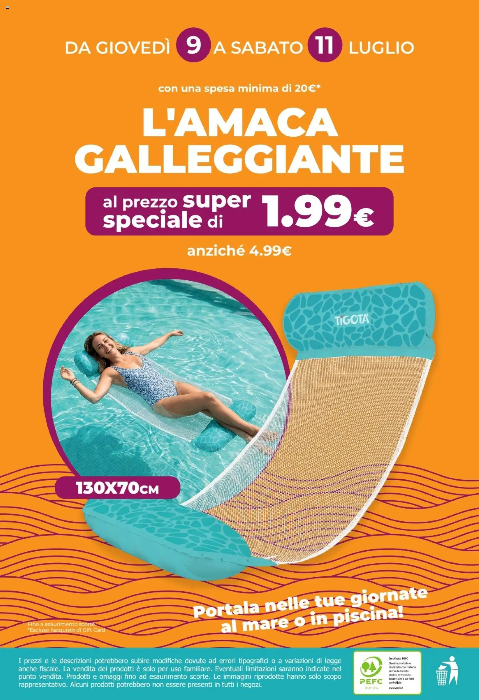 Volantino Tigotà del 01/07/2026 | Pagina: 20 | Prodotti: Piscina