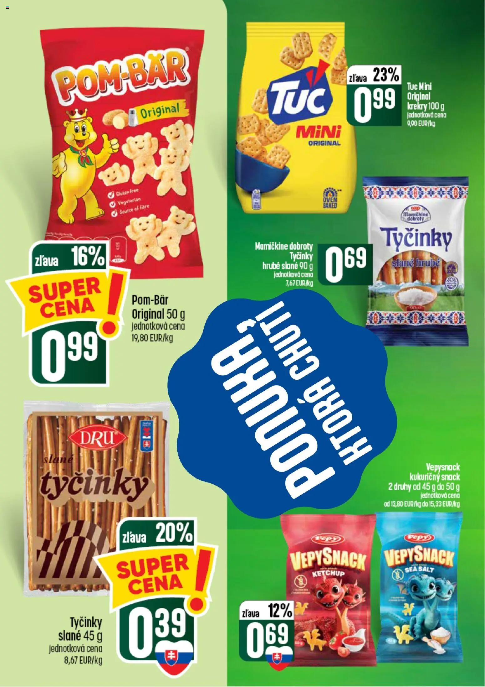 Nové COOP Jednota akcie – leták je platný od 10.09.2026 | Strana: 44 | Produkty: Krekry, Slané tyčinky