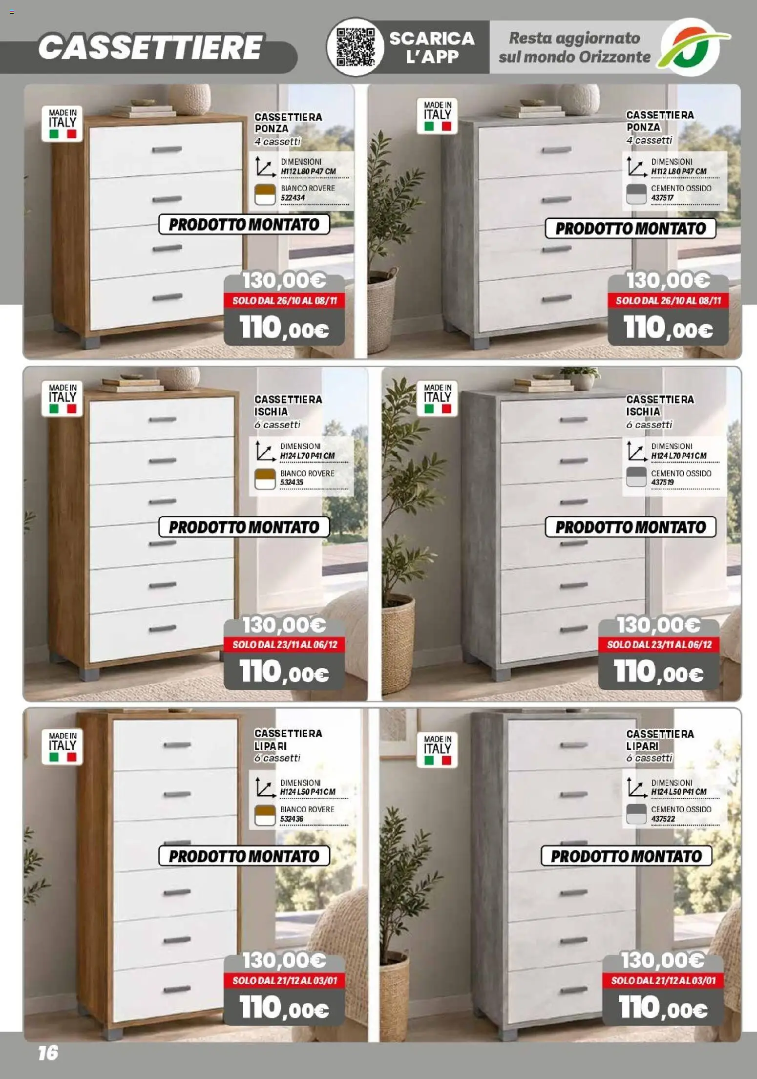 Volantino Orizzonte del 26/10/2026 | Pagina: 16