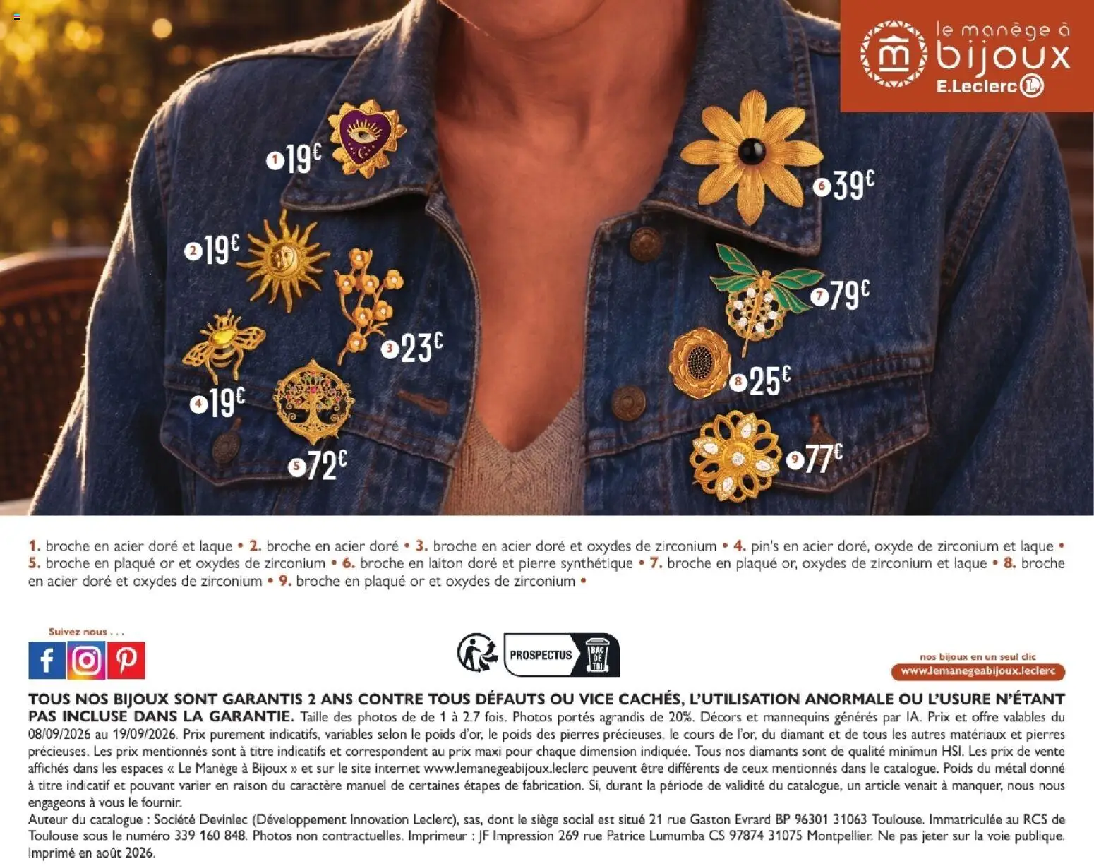 {H1} | Page: 12 | Produits: Poids, Laque, Portes, Bijoux