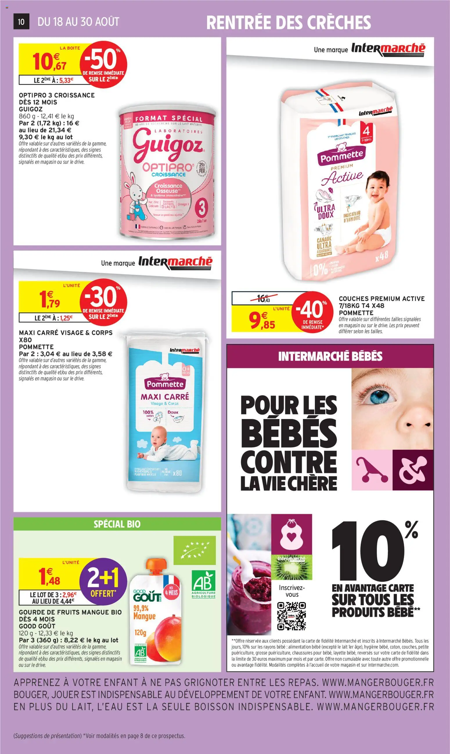 {H1} | Page: 10 | Produits: Boisson, Couches, Coton, Hygiène