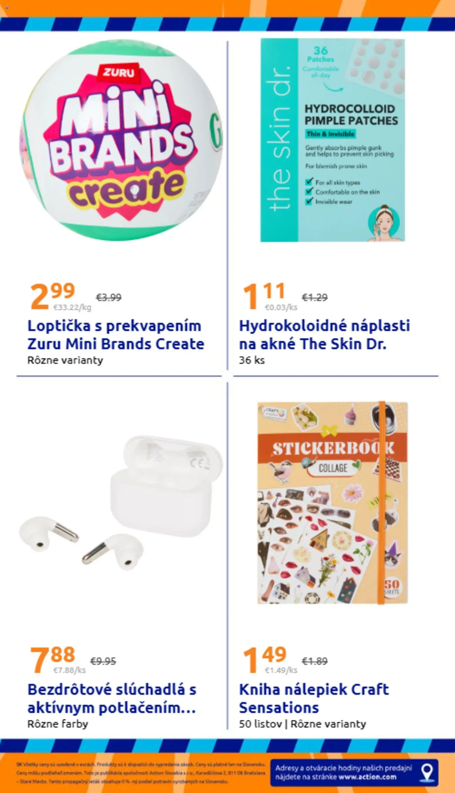Nové Action akcie – leták je platný od 02.09.2026 | Strana: 32 | Produkty: Hodiny, Slúchadlá, Kniha, Bezdrôtové slúchadlá