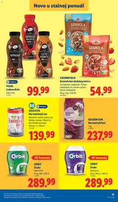 Lidl katalog Novo u stalnoj ponudi - pregled Lidl kataloga - važi od 03.08.2026 | Strana: 13