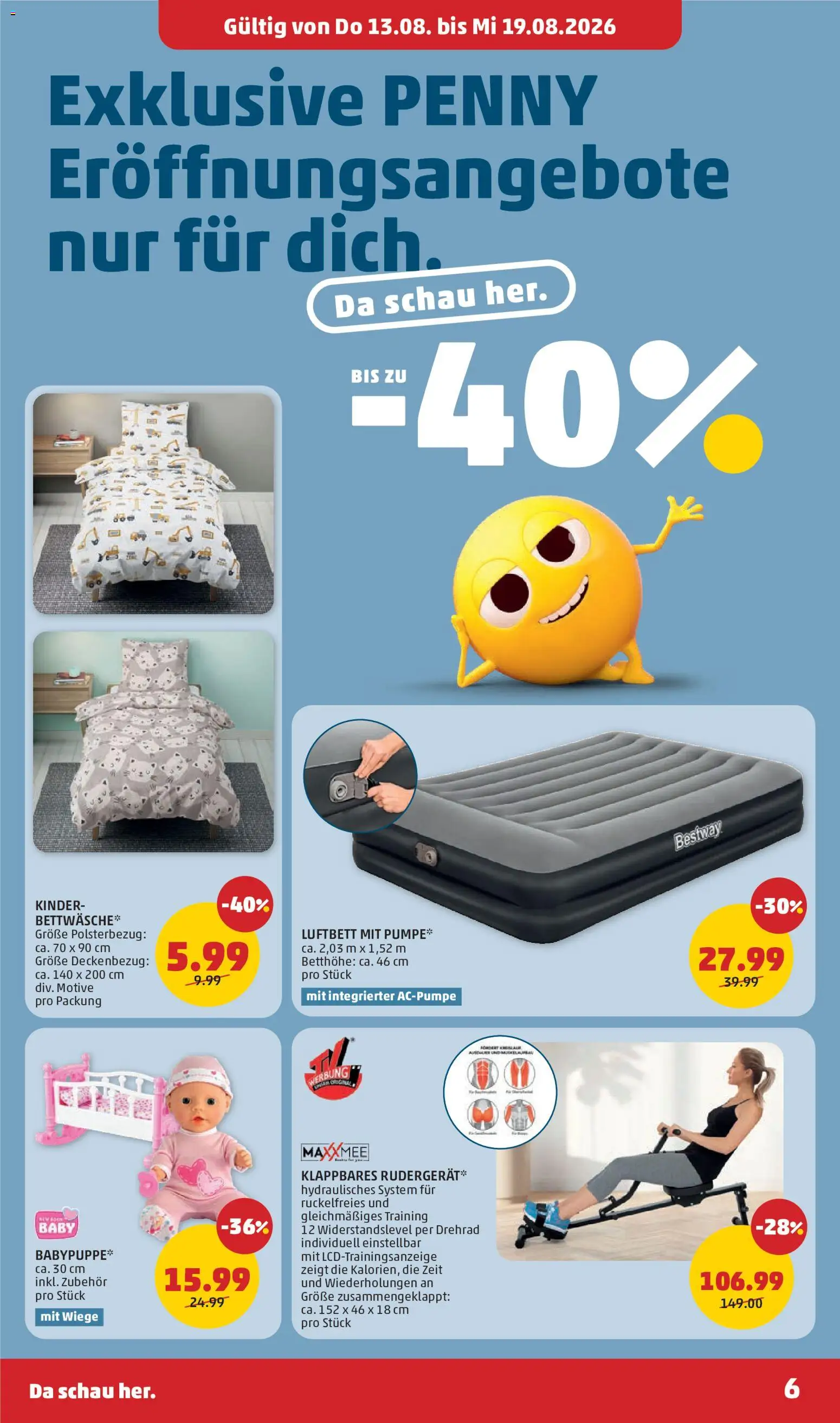 Penny Markt Eröffnung in 4221 Steyregg gültig ab 13.08.2026 | Seite: 6