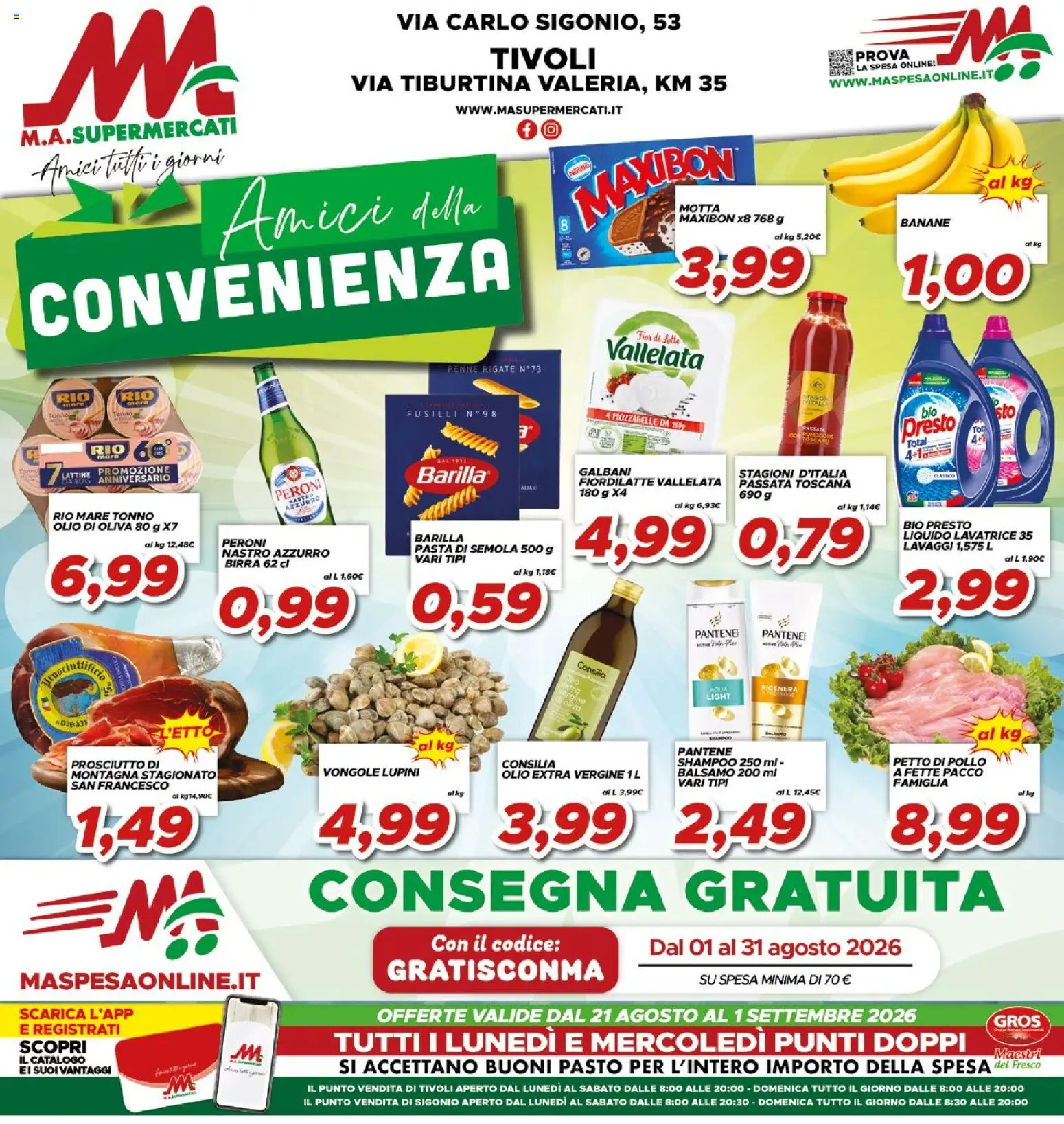 Volantino Ma Supermercati del 21/08/2026 | Pagina: 1