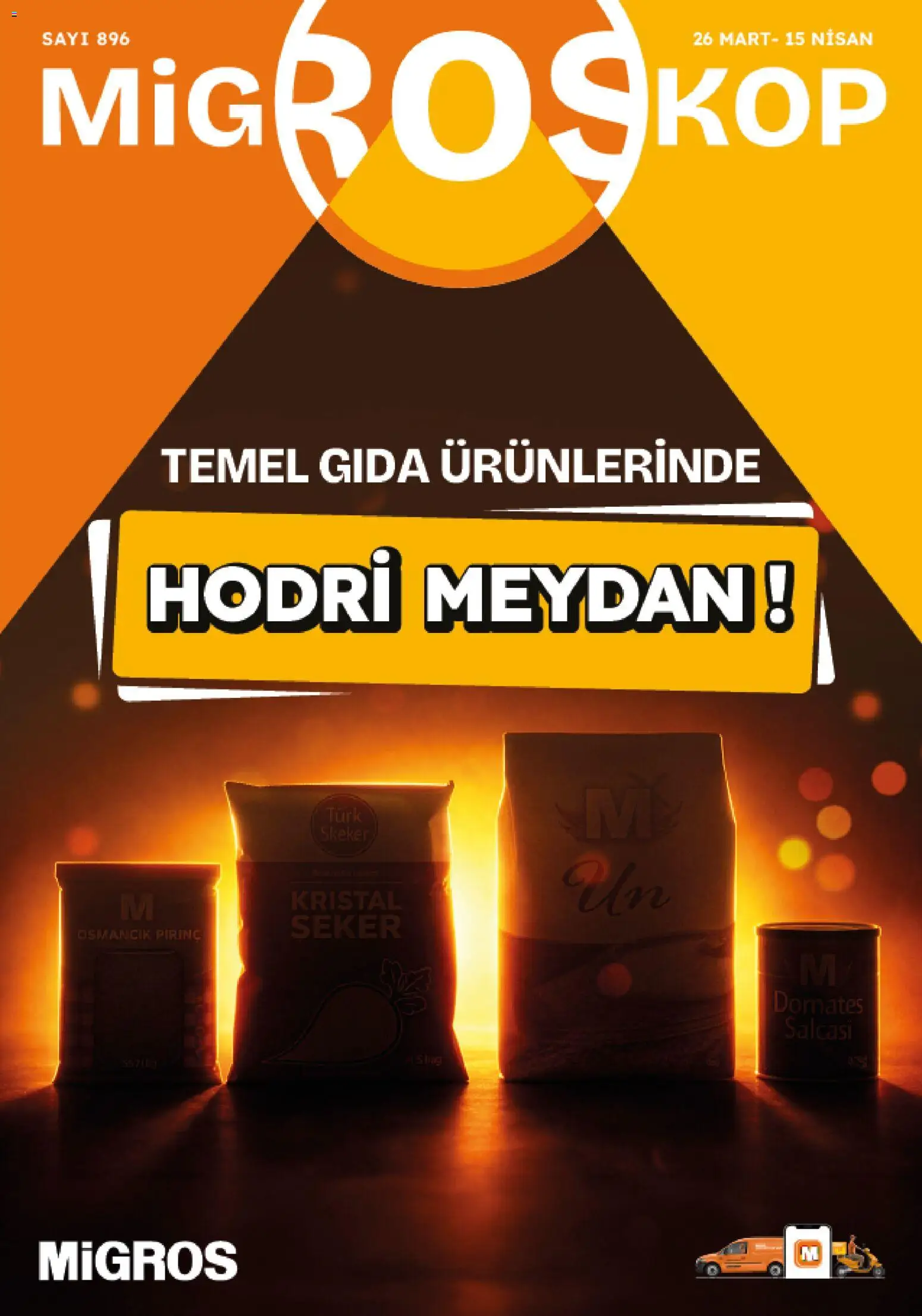 Migros Katalog - Migroskop - 26.03.2026 tarihinden itibaren geçerlidir | Sayfa: 1 | Ürünler: Domates, Pirinç, Şeker